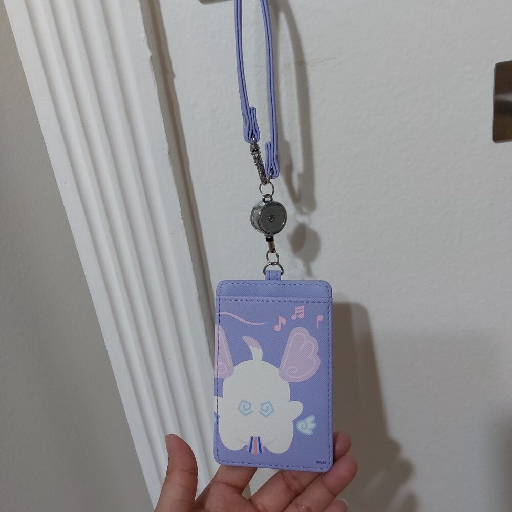 Pretty Practical Clip On ID Card Holder Mini Wallet One Slot Only